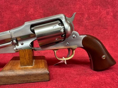 Uberti 1858 New Army Stainless Steel .44 Cal 8" Barrel Revolver (341020) - Image 6 of 7