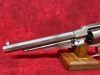 Uberti 1858 New Army Stainless Steel .44 Cal 8" Barrel Revolver (341020) - Image 7 of 7