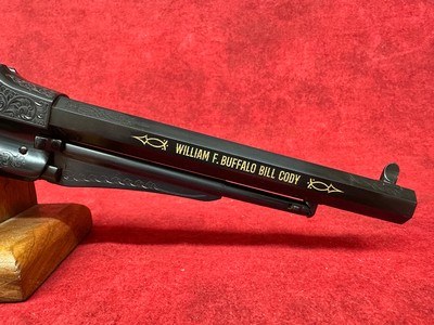 Uberti 1858 New Army Buffalo Bill Commemorative .44 cal. 8" Barrel 1 of 500 (3410BB) - Image 4 of 8