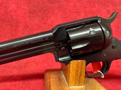 Uberti 1890 Single Action Police .45 Colt 5.5" Barrel Blue Steel Frame B/S & T/G Revolver (356010) - Image 6 of 7