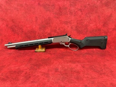 Marlin 1895 Trapper 45-70 Gov 5+1 16.17" Satin Threaded Barrel, Black Adjustable Magpul ELG Synthetic Stock (70912) - Image 6 of 9