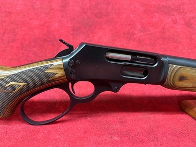 Marlin 1895 Gun Guide 45-70 Gov 6+1 19.10" Satin Blued Steel Threaded Barrel, Brown Laminate Stock (70456) - Image 3 of 10