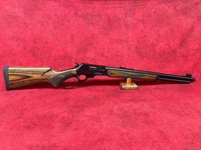 Marlin 1895 Gun Guide 45-70 Gov 6+1 19.10" Satin Blued Steel Threaded Barrel, Brown Laminate Stock (70456) - Image 1 of 10