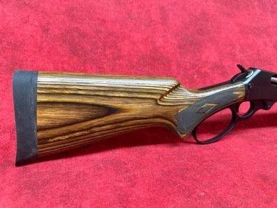 Marlin 1895 Gun Guide 45-70 Gov 6+1 19.10" Satin Blued Steel Threaded Barrel, Brown Laminate Stock (70456) - Image 2 of 10