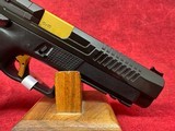 CZ-USA P-10 F Competition-Ready 9mm Luger 19+1 5" Stainless Steel Barrel, Black/Gold (95180) - Image 5 of 10
