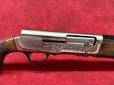 Browning A5 Ultimate 12ga 26" 3" 4+1, Blued Barrel, Engraved Satin Nickel Receiver, Grade III Turkish Walnut Stock (0118203005) - Image 3 of 9