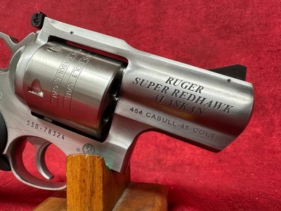 Ruger Super Redhawk Alaskan Large Frame 454 Casull 6rd 2.50" Satin Stainless Barrel (5301) - Image 3 of 5