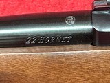 Ruger 77/22 22 Hornet 6+1 Capacity, 20" Threaded Barrel, American Walnut Stock (7225) - Image 10 of 11