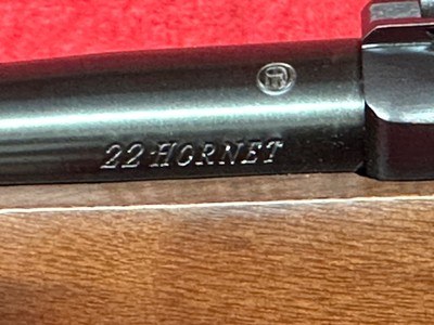 Ruger 77/22 22 Hornet 6+1 Capacity, 20" Threaded Barrel, American Walnut Stock (7225) - Image 10 of 11