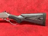 Marlin 1895 Trapper 45-70 Gov 5+1 16.10" Polished Stainless Steel Threaded Barrel, Black Laminate Stock (70450) - Image 7 of 11