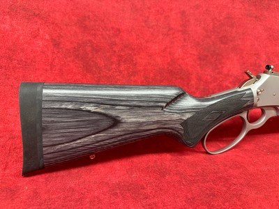 Marlin 1895 Trapper 45-70 Gov 5+1 16.10" Polished Stainless Steel Threaded Barrel, Black Laminate Stock (70450) - Image 2 of 11