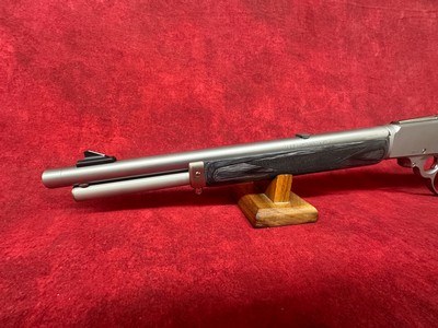 Marlin 1895 Trapper 45-70 Gov 5+1 16.10" Polished Stainless Steel Threaded Barrel, Black Laminate Stock (70450) - Image 10 of 11