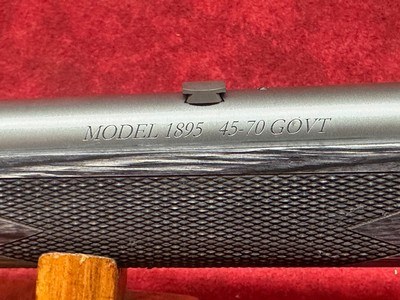 Marlin 1895 Trapper 45-70 Gov 5+1 16.10" Polished Stainless Steel Threaded Barrel, Black Laminate Stock (70450) - Image 9 of 11