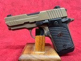 Sig Sauer P938 Emperor Scorpion 9mm Luger 7+1 3", Coyote Cerakote, Hogue G10 Grip (938-9-ESCPN-AMBI) - Image 2 of 3