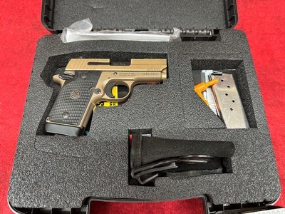 Sig Sauer P938 Emperor Scorpion 9mm Luger 7+1 3", Coyote Cerakote, Hogue G10 Grip (938-9-ESCPN-AMBI) - Image 3 of 3