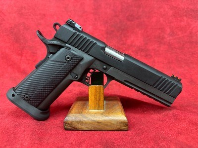 Rock Island 1911 Tac Ultra FS High Cap 9mm Luger Caliber with 5" Barrel, 17+1 Capacity Black G10 Grips (51679) - Image 1 of 9