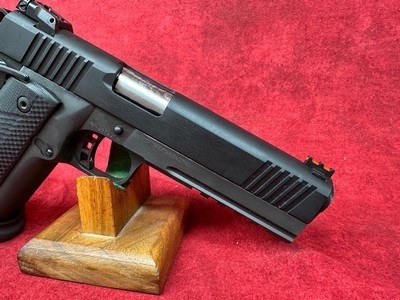 Rock Island 1911 Tac Ultra FS High Cap 9mm Luger Caliber with 5" Barrel, 17+1 Capacity Black G10 Grips (51679) - Image 4 of 9