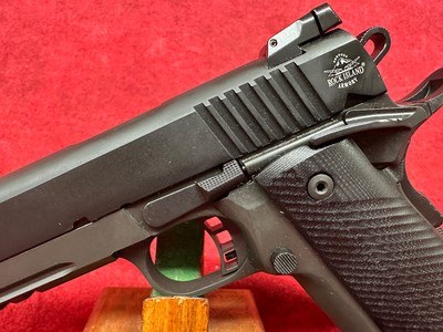 Rock Island 1911 Tac Ultra FS High Cap 9mm Luger Caliber with 5" Barrel, 17+1 Capacity Black G10 Grips (51679) - Image 8 of 9