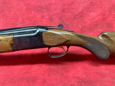 Browning Citori Lightning 20ga 28"Gloss Blue and 14 3/4" LOP Walnut Stock - Image 9 of 11