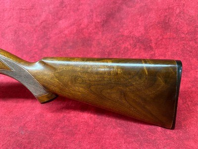 Ithaca 37S 16ga 28" Full Deluxe Checkered wood, made from 1937-1955  - Image 9 of 14