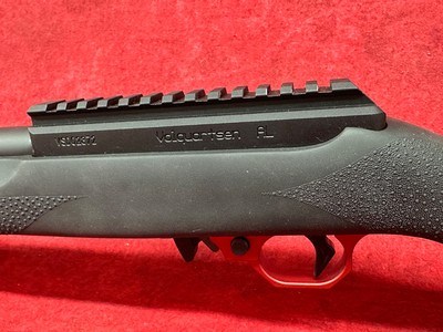 Volquartsen AL Superlite 22LR Red barrel with Black Hogue stock. - Image 9 of 11