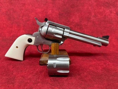 Ruger Blackhawk Flattop 45LC / 45ACP 5.5" SS/IVORY New Model (5241) - Image 1 of 14