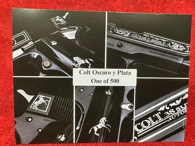 ???????COLT 1911 OSCURO Y PLATA 38 SUPER 390-OF-500 TALO EXCLUSIVE (O1911C-38-OYP) - Image 8 of 9