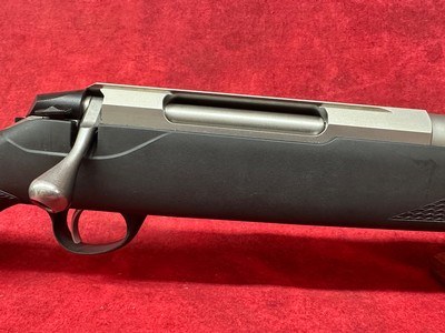 Tikka T3x Lite 270 WSM 3+1 24" Stainless Barrel, Drilled & Tapped Stainless Steel Receiver, Fixed Black Synthetic Stock - Image 4 of 11