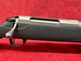Tikka T3x Lite 270 WSM 3+1 24" Stainless Barrel, Drilled & Tapped Stainless Steel Receiver, Fixed Black Synthetic Stock - Image 4 of 11