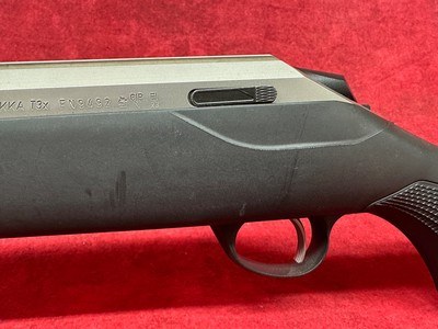 Tikka T3x Lite 270 WSM 3+1 24" Stainless Barrel, Drilled & Tapped Stainless Steel Receiver, Fixed Black Synthetic Stock - Image 9 of 11