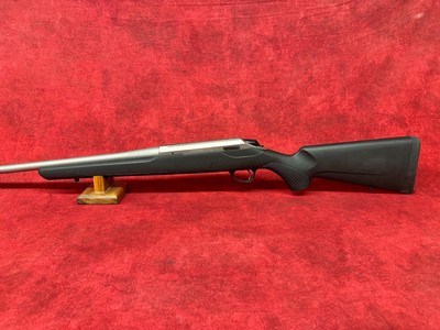 Tikka T3x Lite 270 WSM 3+1 24" Stainless Barrel, Drilled & Tapped Stainless Steel Receiver, Fixed Black Synthetic Stock - Image 7 of 11