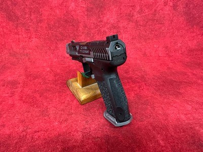 Canik TTI Combat 9mm 18+1 4.60" Bronze PVD Ported Spiral Barrel Compensated, Smoke Cerakote Steel Optic Ready (HG7854S-N) - Image 5 of 6