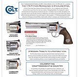 COLT PYTHON 357 MAG 6" 250TH ANNIVERSARY BILL HICKS 1 of 500 EDITION (PYTHON-SP6WTS-250) - Image 9 of 9