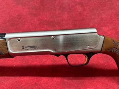 Browning A5 Upland 20 Gauge 3" Chamber 26" Gloss Blued Vent Rib Barrel, Matte Nickel Aluminum Receiver, Adjustable Grade I Oil Walnut Stock, - Image 8 of 9