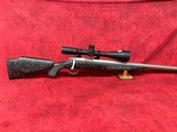 Gunwerks LRM-500 Left Hand stock Muzzleloader 50 cal 24" with NightForce NX5 5.5-22x56mm with Custom dial - Image 1 of 14