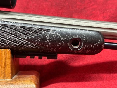 Gunwerks LRM-500 Left Hand stock Muzzleloader 50 cal 24" with NightForce NX5 5.5-22x56mm with Custom dial - Image 6 of 14