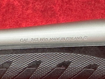 Sako A7 S 243 Win 22" Stainless barrel, black synthetic stock.  - Image 9 of 10