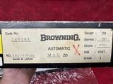 Browning Auto 5 Mag 20 20ga 3" Magnum 28" Full Barrel Full Choke with Box Made in Japan A5 - Image 17 of 17