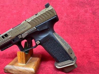Canik TTI Combat Black Bronze 9mm 4.6in 2-18Rd Mags (HG7854-N) - Image 6 of 9