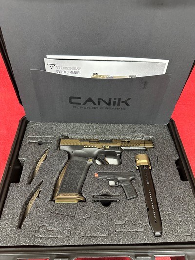 Canik TTI Combat Black Bronze 9mm 4.6in 2-18Rd Mags (HG7854-N) - Image 9 of 9