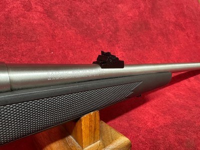 Savage 116 .375 H&H NIB, 24” stainless barrel with open sights - Image 4 of 12