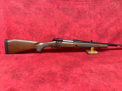 Winchester 70 Alaskan 375 H&H Mag 25" Brushed Polish Blued Sporter Barrel, Satin Walnut Monte Carlo Stock (535205138) - Image 1 of 11
