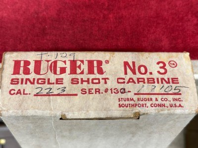 Ruger No 3 .223 Remington 22" Single Shot NIB - Image 14 of 14