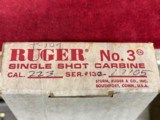 Ruger No 3 .223 Remington 22" Single Shot NIB - Image 14 of 14