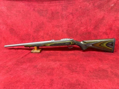 Ruger 77/17 17 Hornet 6+1 18.50" Threaded Barrel, Matte Stainless Steel, Green Mountain Laminate Stock (7220) - Image 7 of 11