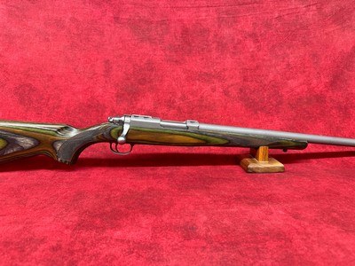 Ruger 77/17 17 Hornet 6+1 18.50" Threaded Barrel, Matte Stainless Steel, Green Mountain Laminate Stock (7220) - Image 1 of 11