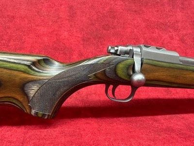 Ruger 77/17 17 Hornet 6+1 18.50" Threaded Barrel, Matte Stainless Steel, Green Mountain Laminate Stock (7220) - Image 3 of 11