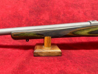 Ruger 77/17 17 Hornet 6+1 18.50" Threaded Barrel, Matte Stainless Steel, Green Mountain Laminate Stock (7220) - Image 11 of 11