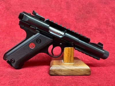 Ruger Mark IV Tactical 22 LR 4.40" Threaded Barrel 10+1 Top & Bottom Picatinny Rails, Ambidextrous Manual Safety, Optics Ready (40150) - Image 1 of 2