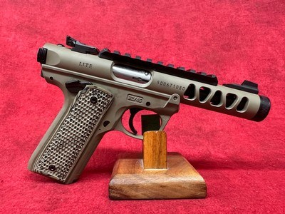 RUGER MARK IV 22/45 LITE 22LR 4.4" FDE THREADED BARREL (43920) - Image 1 of 5